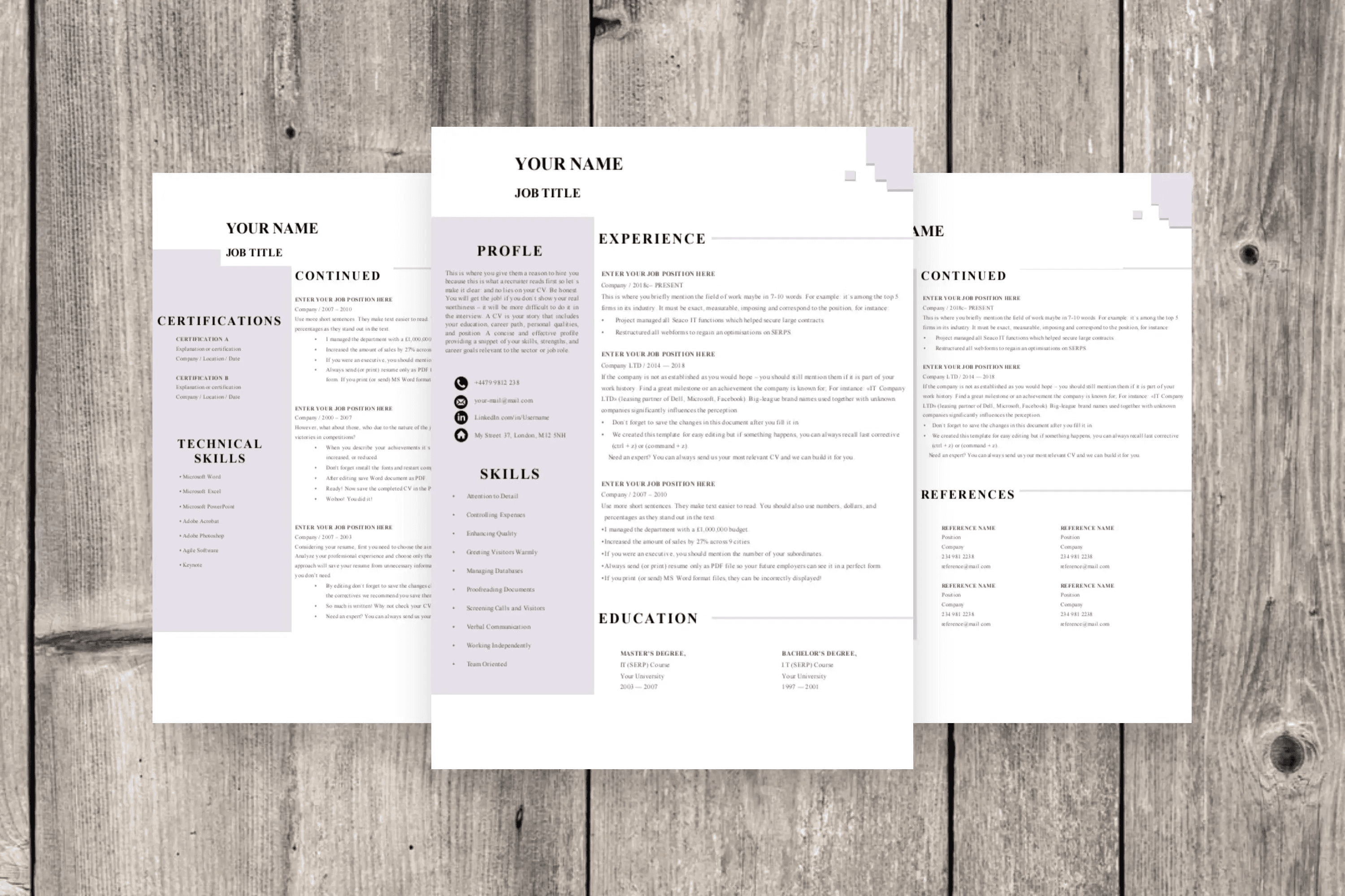 Studio Clean CV - Colour scene